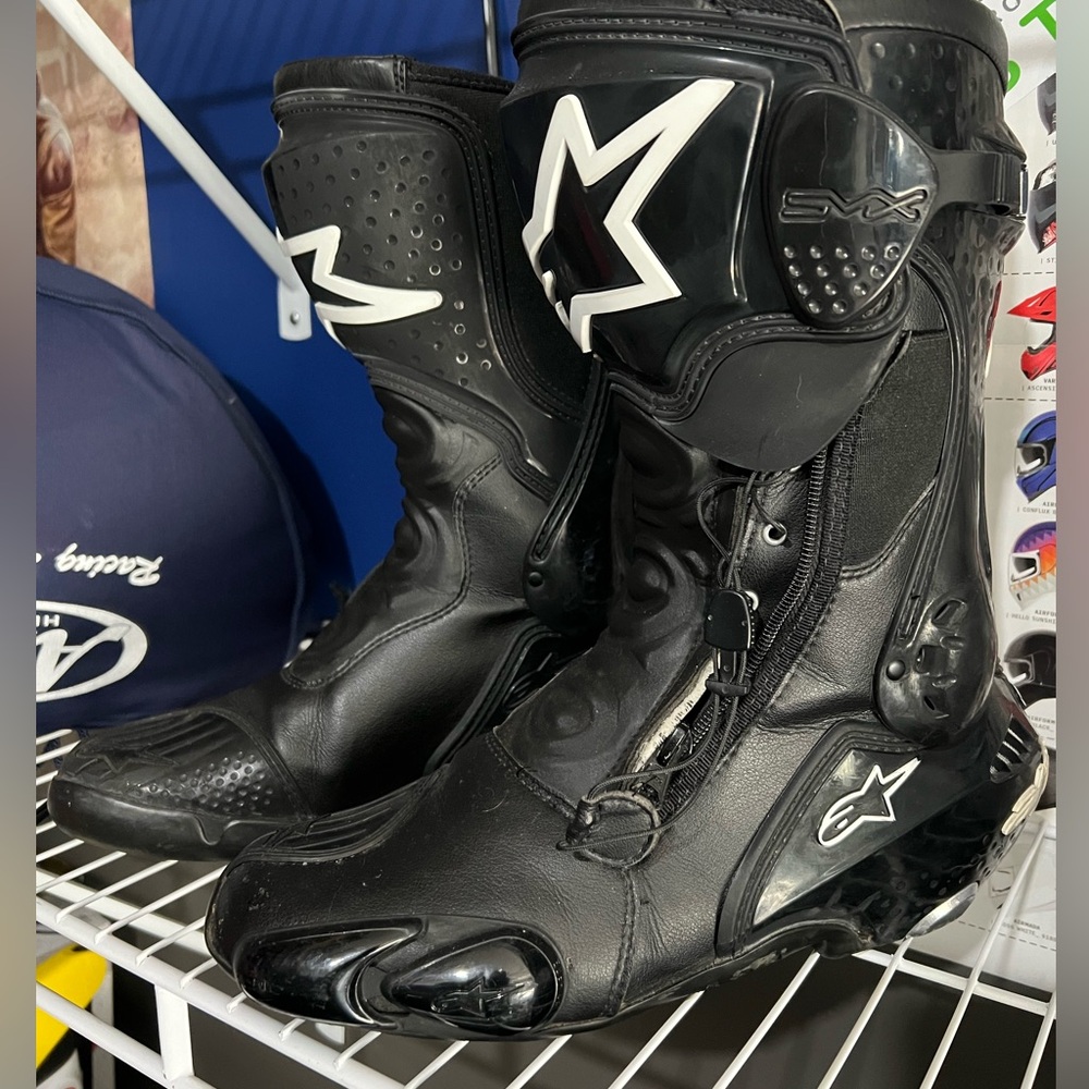Alpinestars SMX Pro Track Boots Size 44 Motorcycle Boots